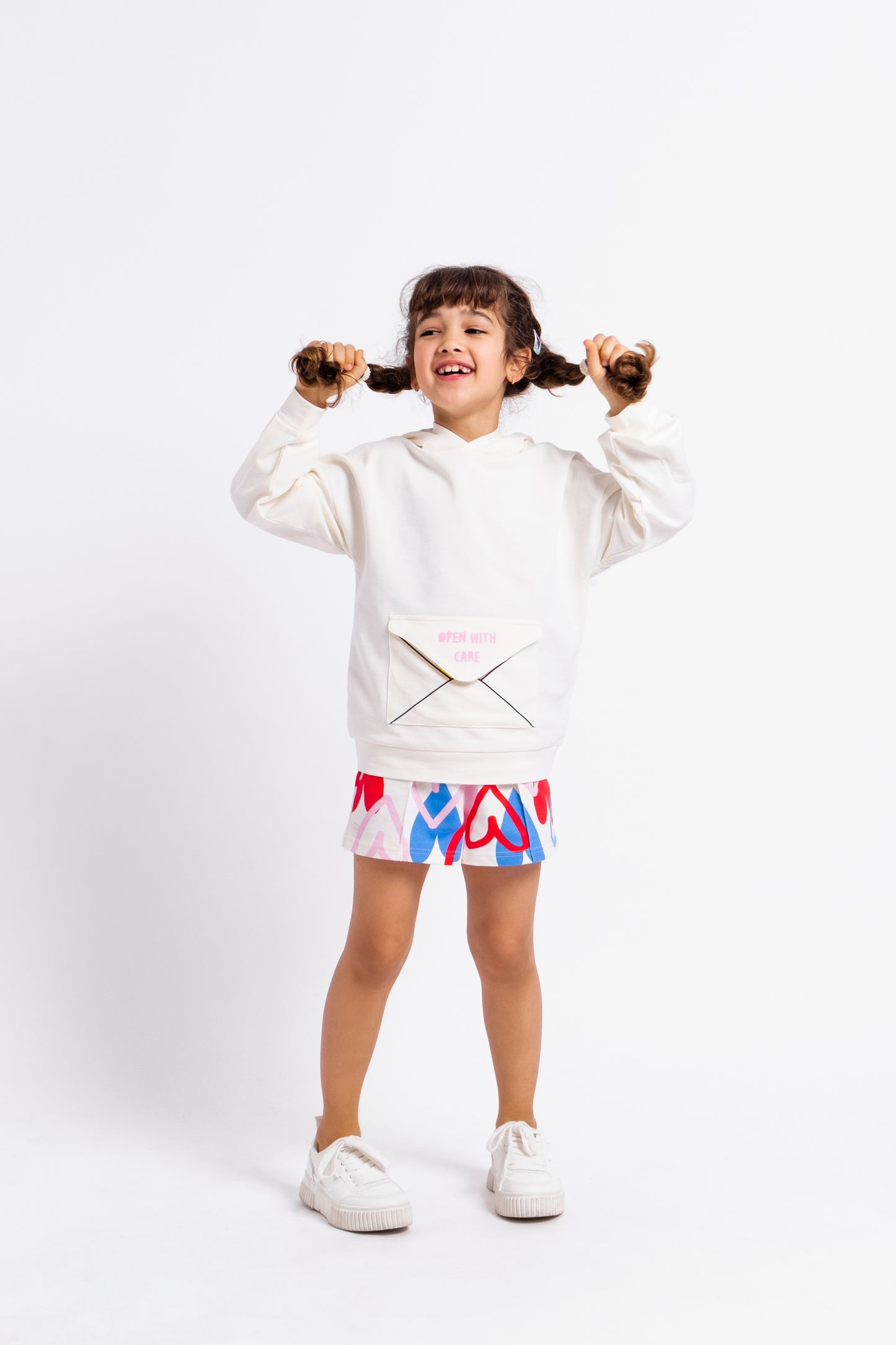 Cherubino Girls' Cupid’s Favorite Play Shorts – Valentine’s Day Special