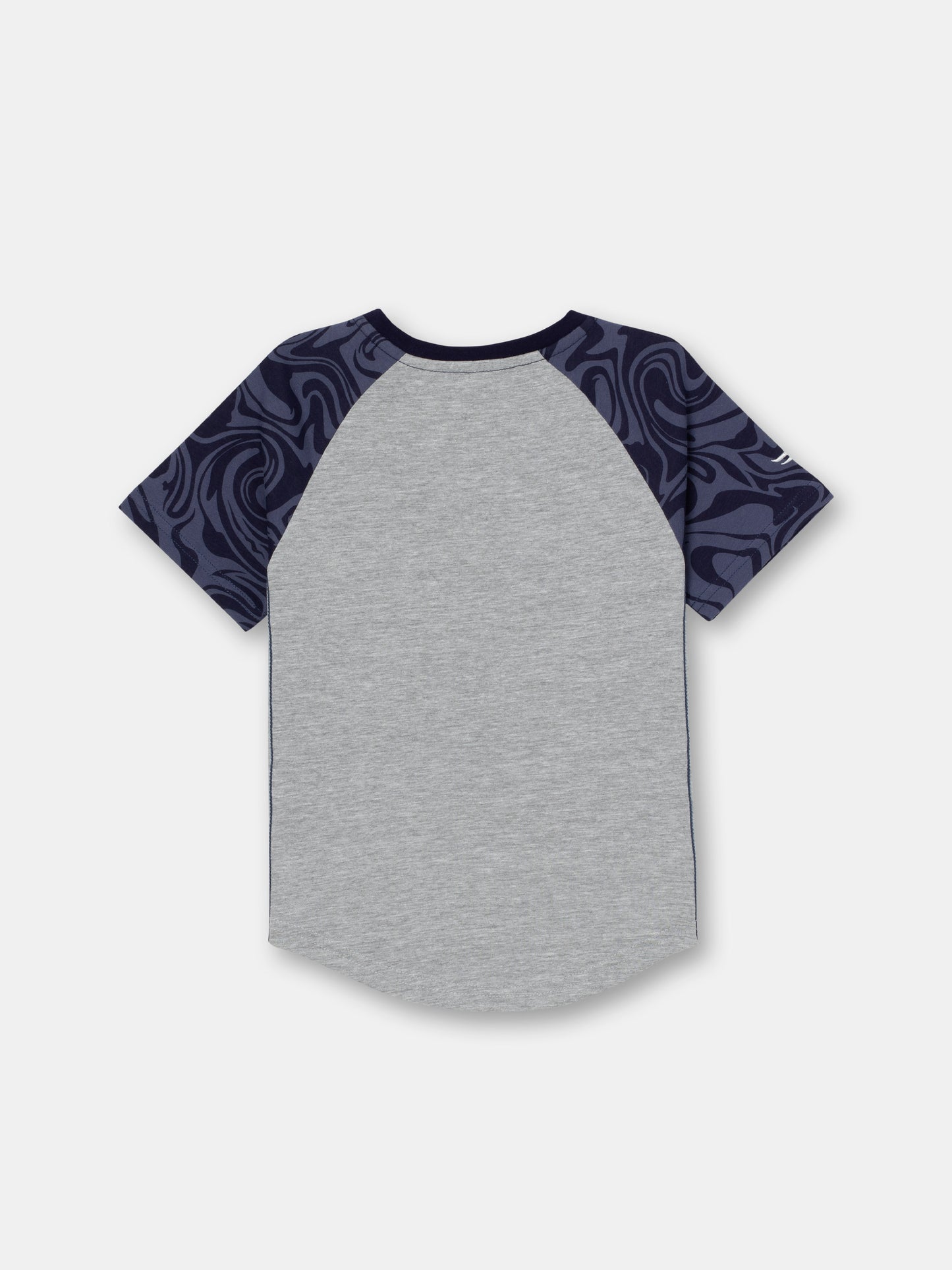 Short Sleeve Baseball T-Shirt - Grey