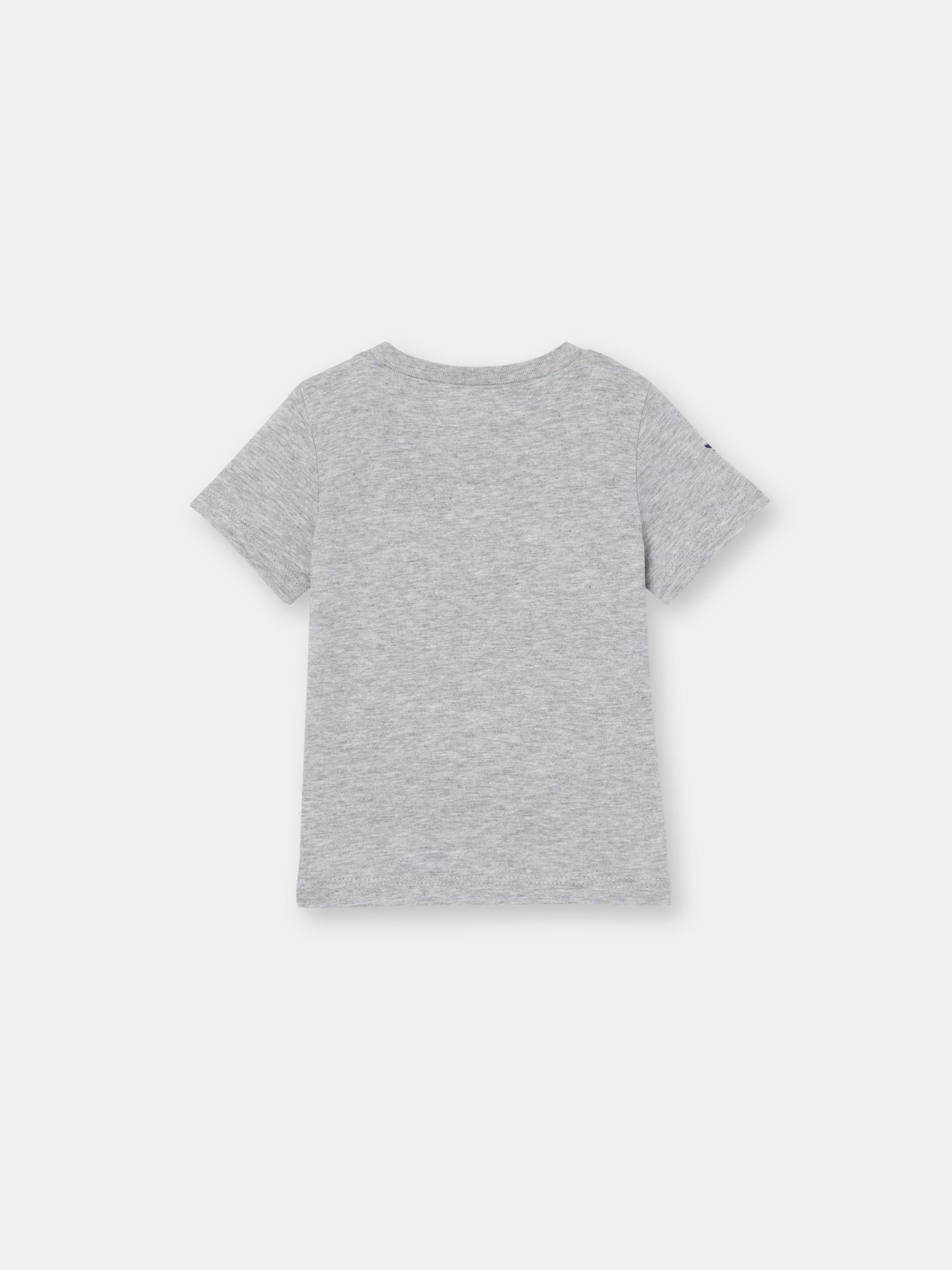 Short Sleeve T-Shirt with (Tiny Dino) Graphic - Grey