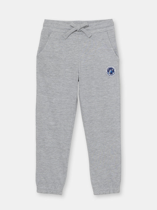 Boys Grey Pants with Adventure Explorer Logo