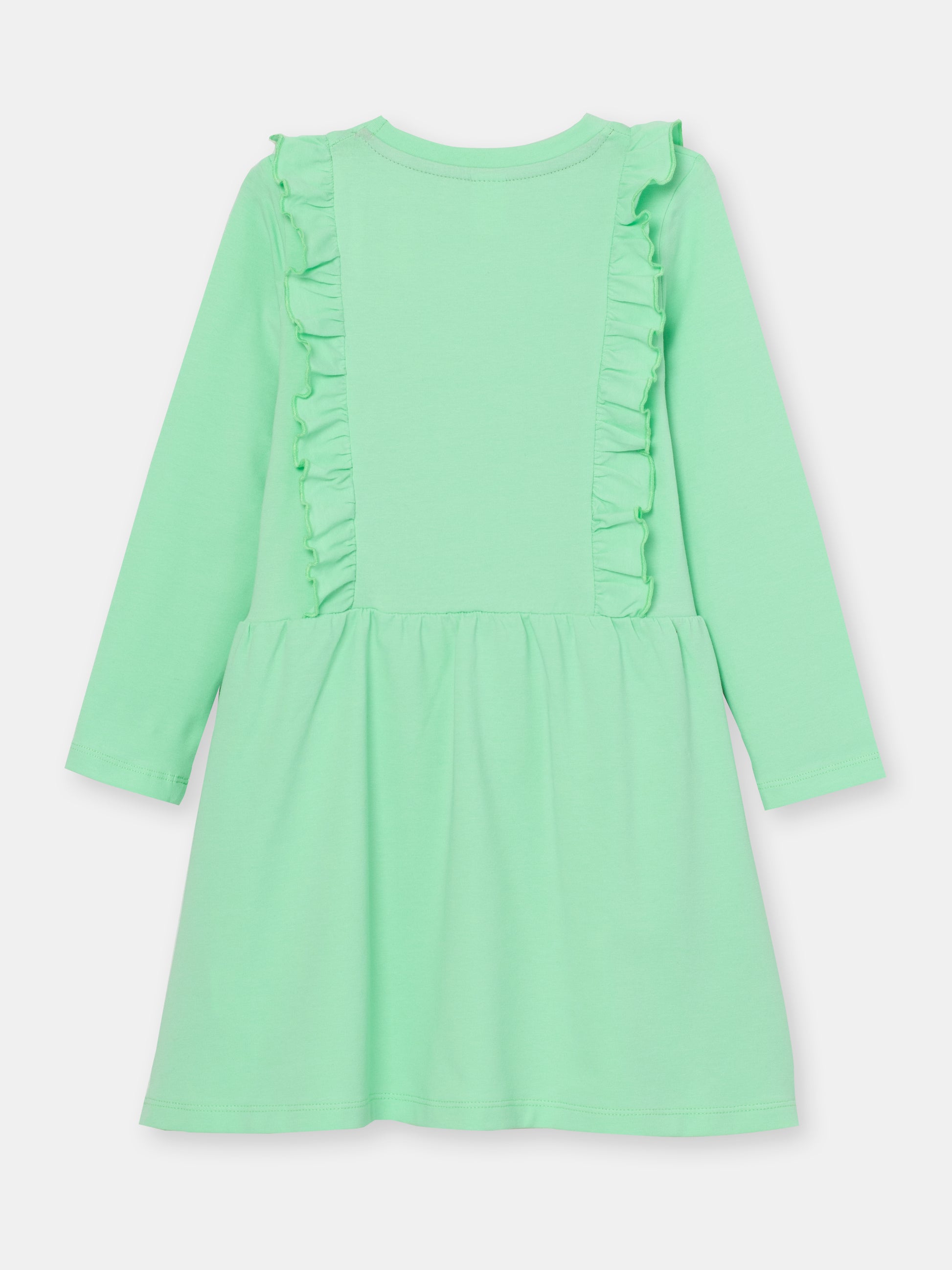 CWKG 62813-38-282 - Cherubino girls mint dress with flower print - back