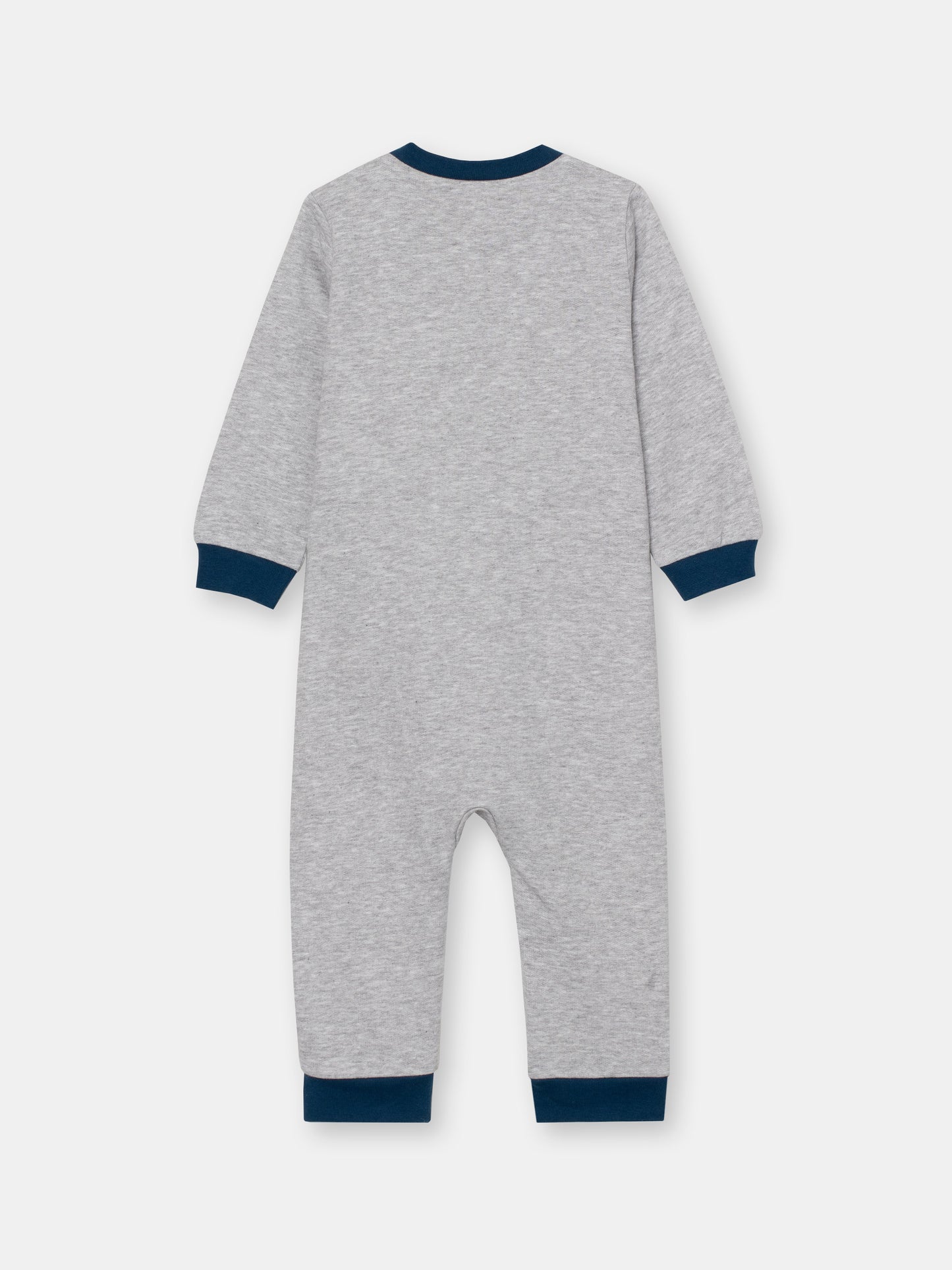 Newborn Baby Boys Grey Bodysuit with Penguin Print