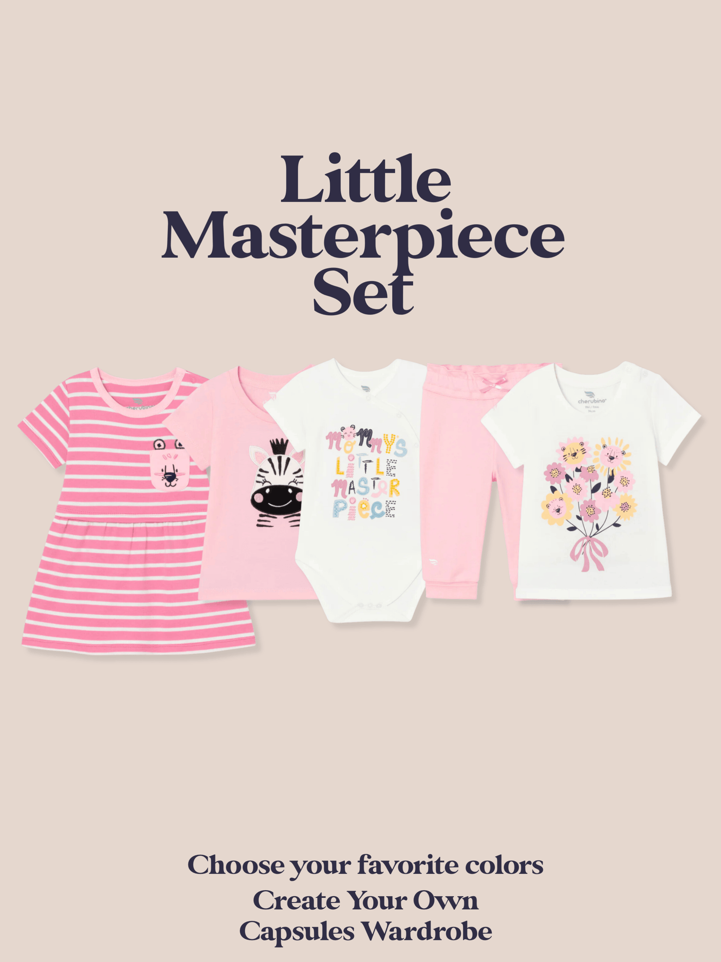 Little Masterpiece Set - 5 piece set - Choose your colors